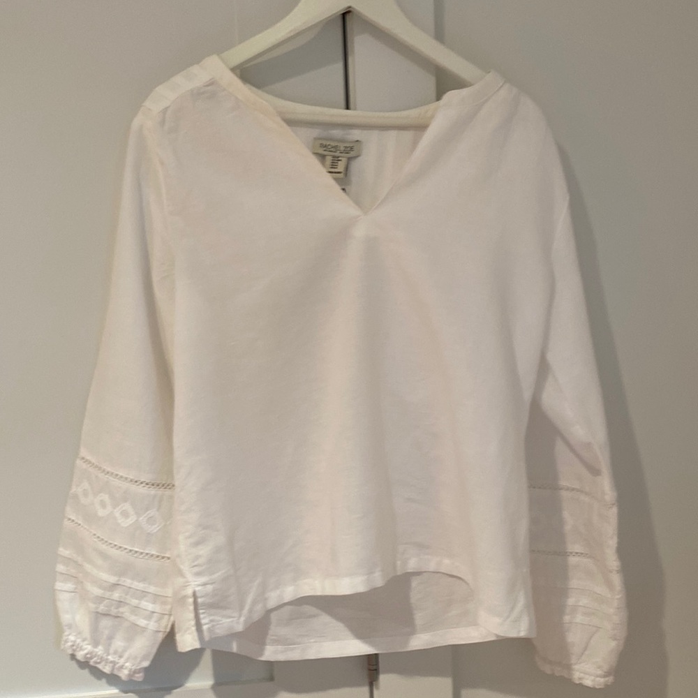 Zoe Rachel white linen shirt - Never worn